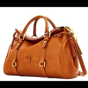 NWOT Dooney & Bourke Florentine Leather Satchel Bag (M)